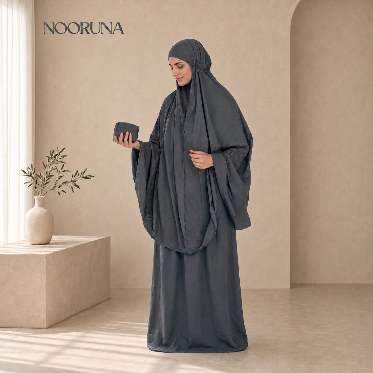 Tenue de Prière de Voyage Compacte & Légère– Collection Unie