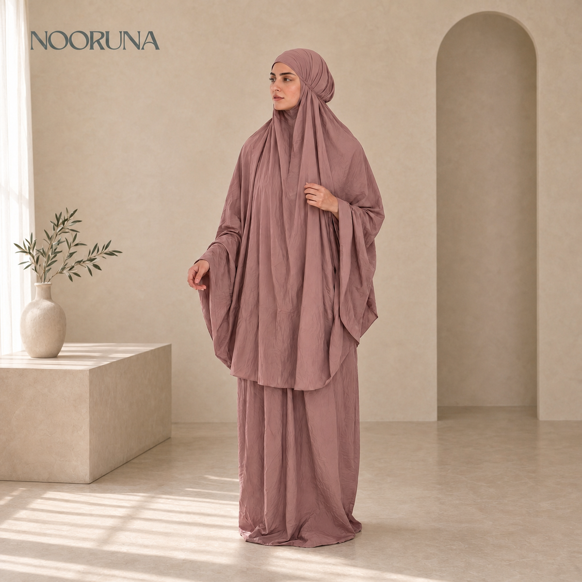 Tenue de Prière de Voyage Compacte & Légère– Collection Unie