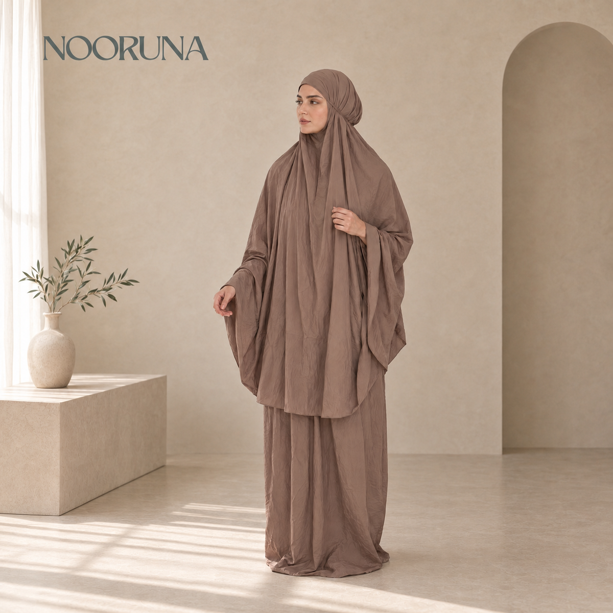 Tenue de Prière de Voyage Compacte & Légère– Collection Unie