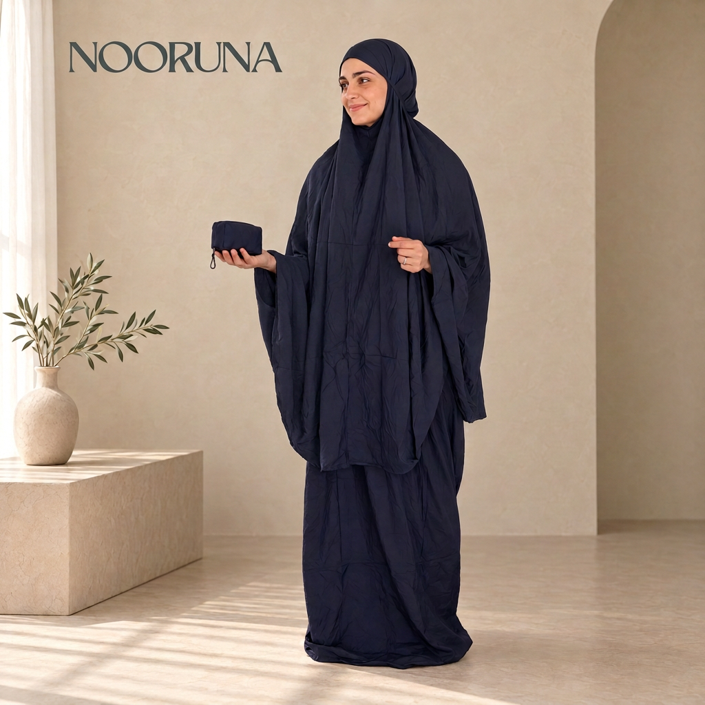 Tenue de Prière de Voyage Compacte & Légère– Collection Unie