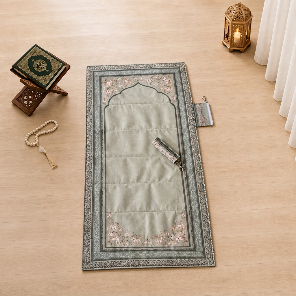 Tapis de prière compact — Essentiel